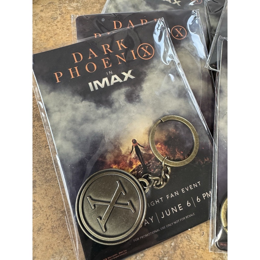 Dark Phoenix Movie In IMAX  keychain Lot Of 12 Promo Merch
